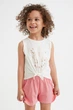 Шорты хлопковые трикотажные для девочки H&M 1068780-002 098 см (2-3 years) Розовый - изображение 1