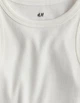 Майка H&M ДД012938 (10177085) колір білий 158/164 - изображение 4