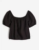 Блуза H&M ДД013013 (11632447) колір чорний 158 - изображение 1