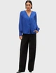 Блуза Vero Moda Ж1106257 (10303170) колір синій M - изображение 4