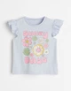 Майка H&M ДД012919 (09321747) колір блакитний 68 - зображення 1