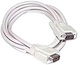 Кабель Logo KM02012N0L Video VGA D-Sub - VGA D-Sub M/M 2 м Сірий (8590274462229) - зображення 2