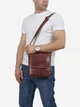 Сумка планшет через плечо мужская из натуральной кожи InBag m01277gen Коньячная (2000000241937) - изображение 2