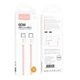 USB кабель Type-C на Type-C HOCO Source 60W charging data cable (2m, PD2.0, 60W, 20V 3A). Pink - зображення 4