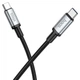 Кабель швидкісний 5 Гбіт/с Type-C на Type-C USB 3.0 Hoco Data Cable (0,5m, 3A, 5Gbps). Black - зображення 7