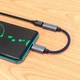 Адаптер перехідник Type-C на Lighting HOCO charging and data adapter (0,15m, USB 2.0, 480 Mбіт/с, 3A). Gray - зображення 8