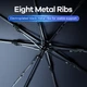 Автомобільна сонцезахисна парасолька REMAX Car Windshield Sunshade (130 x 80 см) - зображення 4