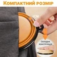 Дорожная складная силиконовая миска для собак Smart Pet, на 0,25 л, Orange - изображение 4