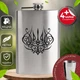 Подарочный набор фляга для алкоголя с рюмками 4 шт VexShop 9oz набор для мужчин Фляга с рюмками 270 мл (12776500) - изображение 1