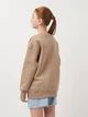Детский теплый свитшот Nike G Nsw Club Flc Bf Crew Lbr DD7473-247 128-137 см (S) (0195871742934) - изображение 2