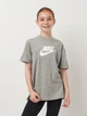 Детская футболка для девочки Nike G Nsw Tee Futura Ss Boy FD0928-063 122-128 см (XS) Серая (0196604924924) - изображение 1