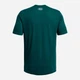 Футболка мужская Under Armour Ua Gl Foundation Update Ss 1382915-449 M Зеленая (196885633362) - изображение 4