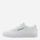 Tenisówki męskie skórzane Reebok Club C White Green AR0456 44.5 Białe (4056561016642) - obraz 2