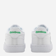 Чоловічі кеди низькі Reebok Club C White Green AR0456 41 Білі (4056561016697) - зображення 4