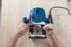 Набор Фрезер Bosch Professional GOF 130, 1300 Вт, 28000 об.мин (06016B7000) + Лобзик электрический Bosch PST 650, 500 Вт, 65 мм глубина реза + 4 полотна T144D, картонная упаковка (06033A0721) - изображение 15