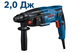 Набір Перфоратор мережевий Bosch Professional GBH 220, 720 Вт, 2дж, 4800 уд.хв, валіза (06112A6020) + Акумуляторна безщіткова кутова шліфувальна машина Bosch Professional GWS 180 + 1 акумуляторна батарея 4 Амп.год GBA 18V, зарядний пристрій GAL 18V-40 - зображення 3
