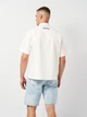 Сорочка бавовняна літня чоловіча H&M 1178588_чорн.надп S Біла (KAY2000001507742) - зображення 2