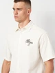 Сорочка бавовняна літня чоловіча H&M 1178588_чорн.надп S Біла (KAY2000001507742) - зображення 4