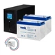Комплект резервного живлення: Kraft PSW1500VA/1200W(LCD)24V UPS + гелева батарея 2540 Вт*г (42-00062-4) - изображение 1