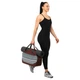 Сумка для йоги Yoga bag KINDFOLK (розмір 19х50х33см, поліестер, бавовна, сірий-синій) (FI-8366-3) - изображение 3