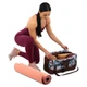 Сумка для йоги Yoga bag KINDFOLK (розмір 19х50х33см, поліестер, бавовна, рожевий-блакитний) (FI-8366-2) - изображение 4