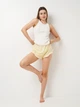 Пижамные шорты женские H&M 1154185 M Желтые (KAY2000001518397) - изображение 3