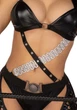 Эротический костюм кошечки-госпожи Leg Avenue Mistress Kitty (перчатки, комбинезон, маска) Черный L - изображение 5