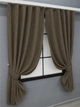 Комплект коротких штор VR-Textil Микровелюр SPARTA № 964ш Коричневый 130х170 см 2 шт (35-0149) - изображение 2