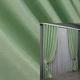 Комплект готових штор VR-Textil Льон-софт № 1421ш Світло-салатовий 150х275 см 2 шт (33-0288) - зображення 1