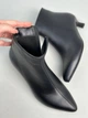 Женские демисезонные ботильоны ShoesBand Черные натуральные кожаные внутри байка 41 (26,5 см) (S89241д) - изображение 3