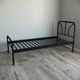Кровать Tobi Sho RELAX-1 односпальная металлическая для дачи, гостиниц 200X80 Черный - изображение 1