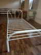 Ліжко Tobi Sho RELAX-1 односпальне металеве для дачі, готелів 200X80 Білий - зображення 4