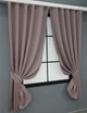 Комплект коротких штор VR-Textil Bagema Rvs № 1245ш Пудровий 130х170 см 2 шт (35-0025) - зображення 2