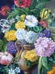 Картина маслом 50х70см Цветочная Симфония натюрморт на холсте ручная работа художника Alleya-kartin - изображение 8