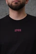 Чоловіча Оверсайз Футболка З Принтом Without Pink 1702 Black S/M (8049322) - изображение 2