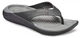 Мужские вьетнамки Crocs LiteRide Flip 43 Черный/графитовый 205182 - изображение 4