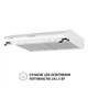 Вытяжка плоская Perfelli PL 6042 W LED - изображение 3