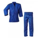Кимоно для дзюдо Adidas Club J350B Blue черные полосы р. 120 - изображение 1