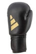 Боксерские перчатки Adidas Speed 50 (ADISBG50) Black/Gold 10 унций - изображение 4