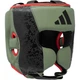 Боксерский шлем Adidas Combat 50 (ADIC50HG) Black/Green XL - изображение 2