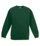 Свитшот детский Fruit of the Loom Premium set-in sweat kids 104 см Темно-зеленый (062031038104) - изображение 1