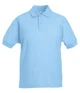 Поло Fruit of the Loom 65/35 Polo kids 164 Небесно-Голубой (0634170YT164) - изображение 1