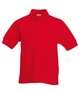 Футболка поло детская Fruit of the Loom 65/35 Polo kids 116 см Красный (063417040116) - изображение 1