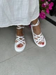 Босоножки женские ShoesBand Белые натуральная кожа 37 (24 см) (S27121-1) - изображение 4