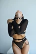 Комплект білизни Sexy Secret, Чорний, S - зображення 6