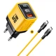 Зарядное устройство Asometech 35W GaN PD 3.0 QC 3.0 Type-C USB Жёлтый (1014-531-00) - изображение 17