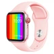 Розумні Фітнес-годинник Smart Watch W26, Голосовий виклик, Температура тіла, Тонометр, Пульсометр, Шагометр, Оксиметром,рожевий (SW-438657) - зображення 1