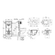 Комплект 4 в 1: Інсталяція Grohe Rapid SL 3 в 1 38772001 + Унітаз безобідковий Kroner Harz WHI483632 TORNADO - зображення 2