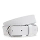 Жіночий ремінь шкіряний Borsa Leather 110v1genw76-white - зображення 1
