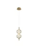 Підвісний світильник Italux PND-29038-2-GD Lazie Led 2x10W 3000K 1000Lm IP20 Gold (072758) - изображение 2